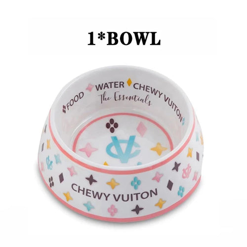 Luxury Brand Designer Dog Bowl For My Boujee Pooch